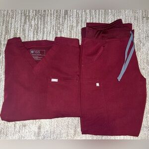 Men’s Maroon Figs Set